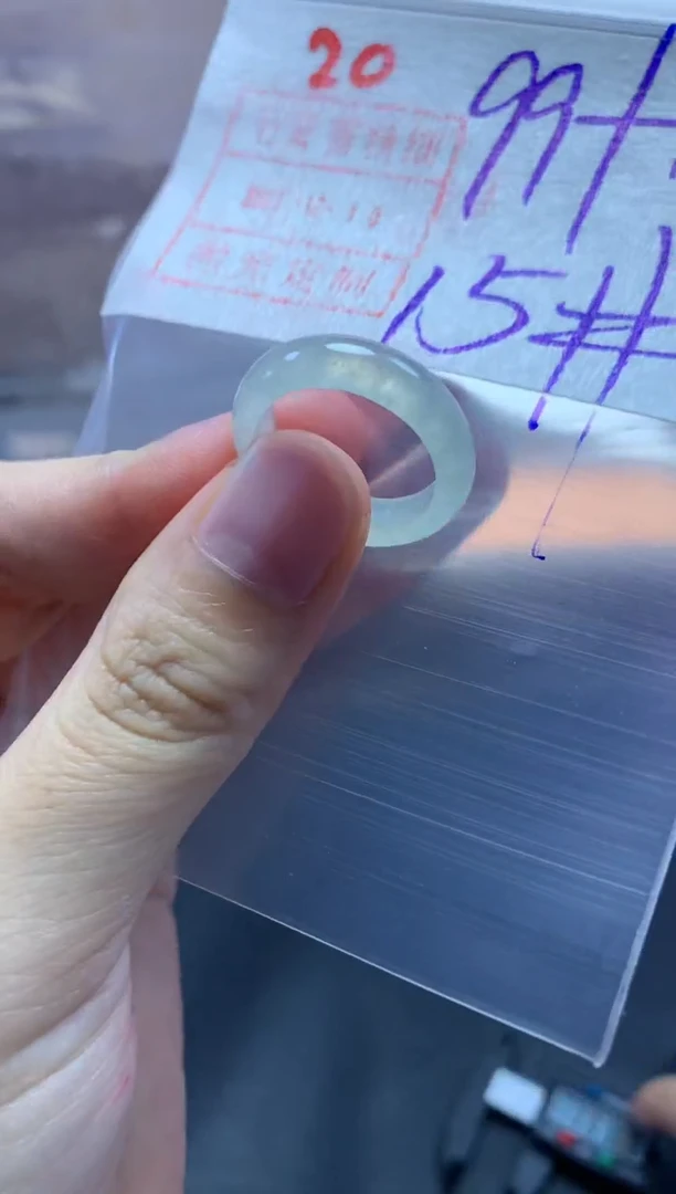 未镶嵌定制翡翠戒圈15#109毛货需精细抛光