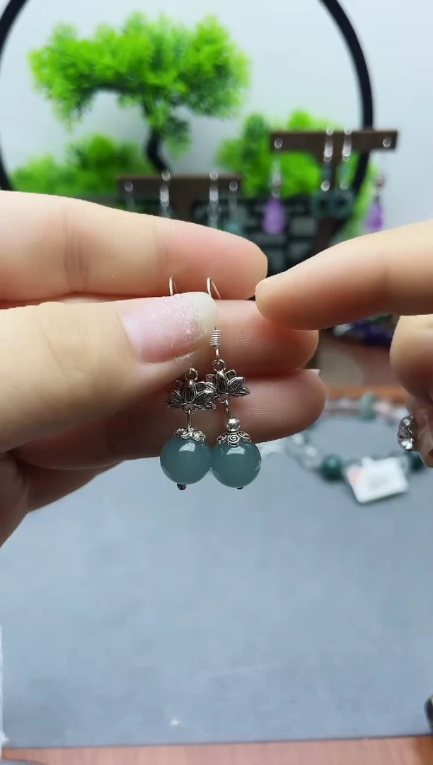 未镶嵌翡翠耳饰001000