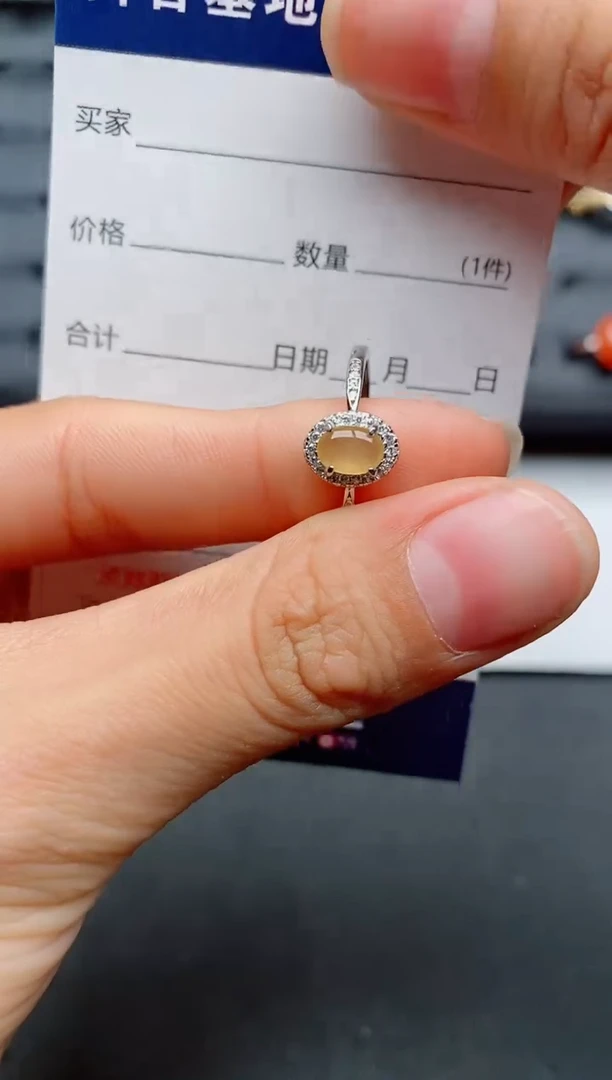 【闪购商品】翡翠戒指银S925镶嵌..............