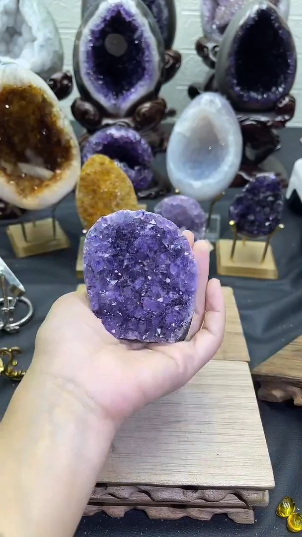 未镶嵌大型摆件（非配饰）紫晶130号摆件