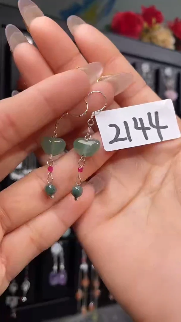 紫晶耳饰银S925镶嵌喜欢拍