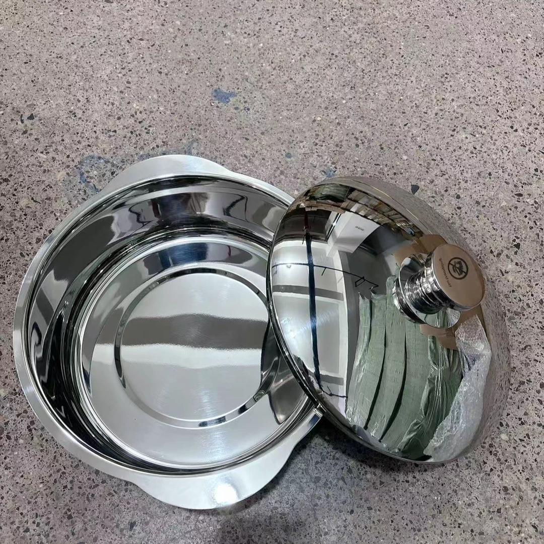 （星）不锈钢双耳镜面深锅煮锅