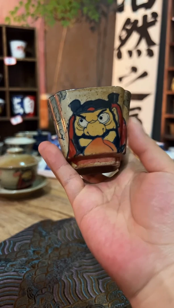 观云听雨原创手绘茶具