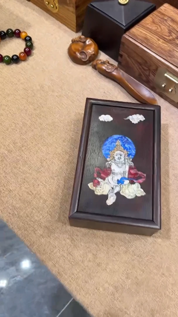 木螺钿唐卡 抽拉盒