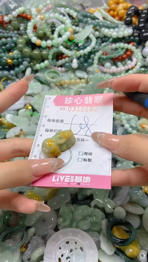 翡翠未镶嵌颈饰闪购0312192