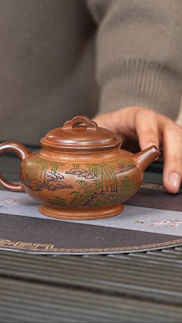 【闪购商品】紫砂茶壶FJY 柴烧   230cc