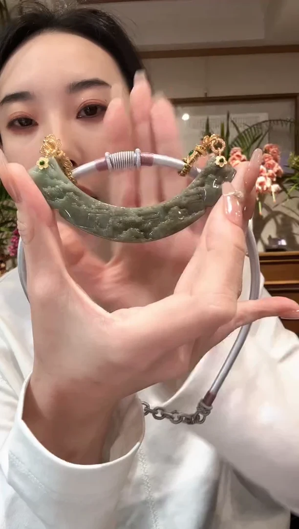 【闪购商品】翡翠颈饰未镶嵌国风
