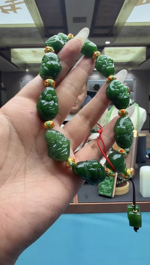 未镶嵌手串和田玉byeqbcl