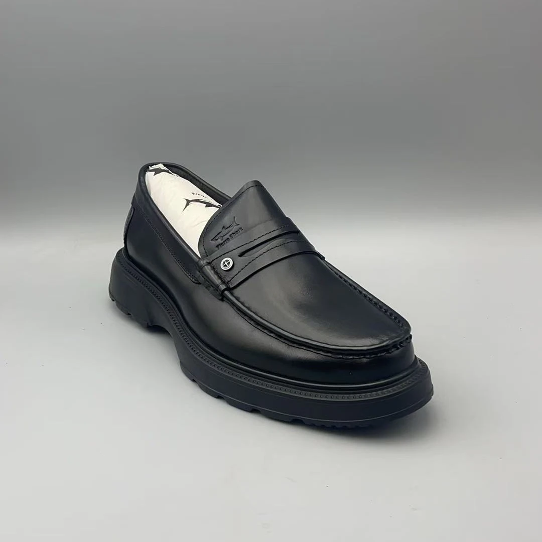 （孤品微瑕介意勿拍）新款轻质厚底系带男士皮鞋休闲鞋 780