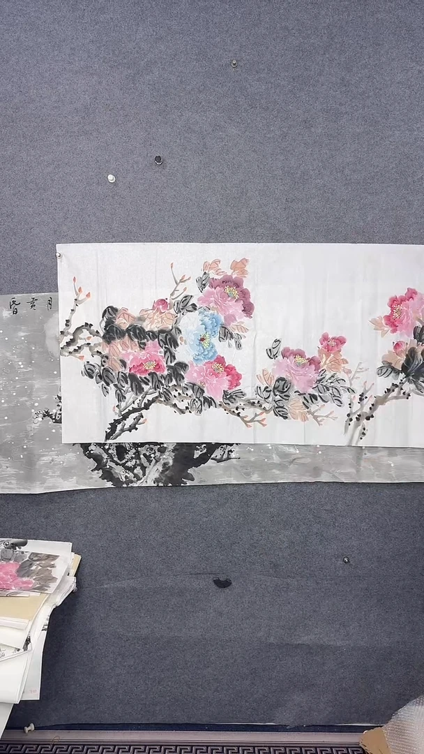 国画哇**仍136*68/吴铁成作品