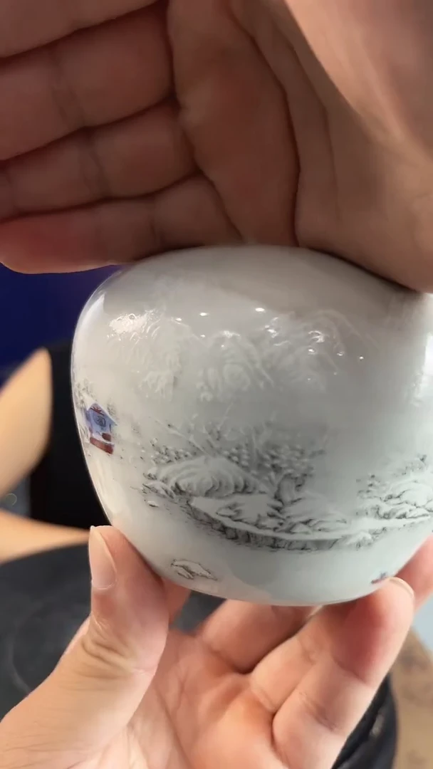 摆件c185景德镇瓷器摆件一件