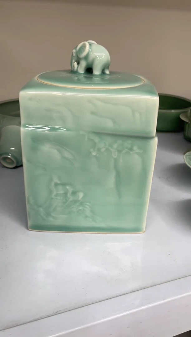 瓷特价福利 微瑕 慧仙青瓷