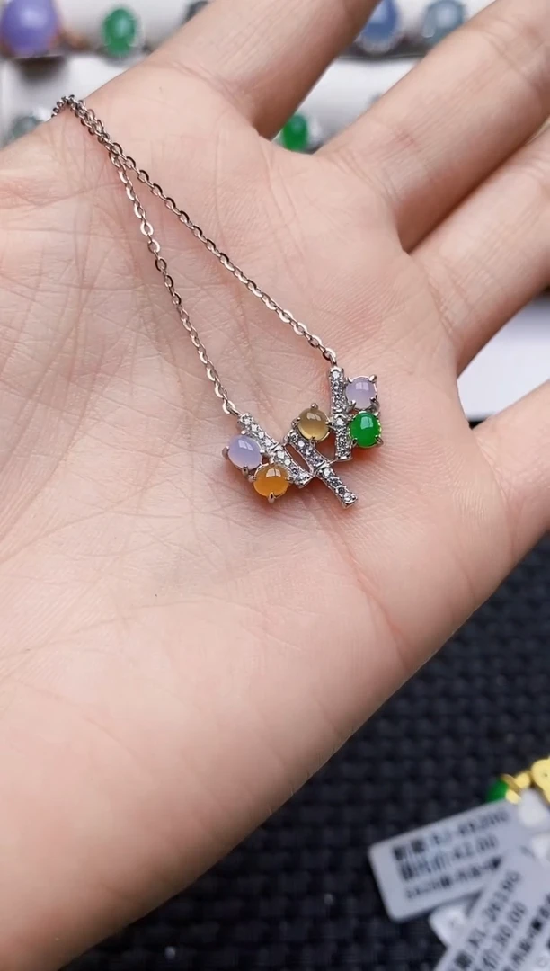 银S925镶嵌戒指翡翠5603