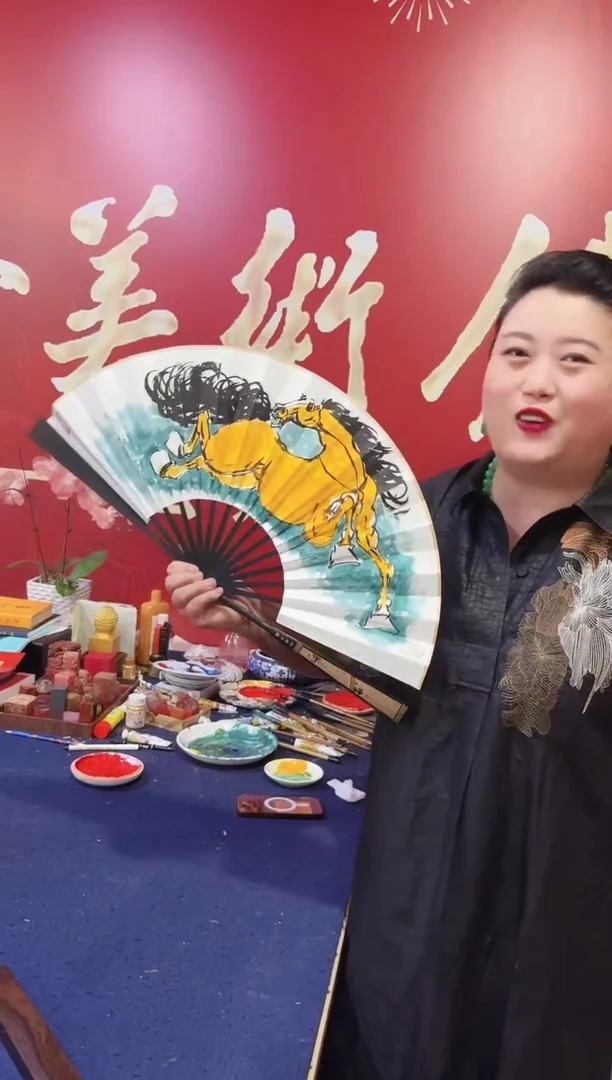 国画明明礼遇/黄春香/国画