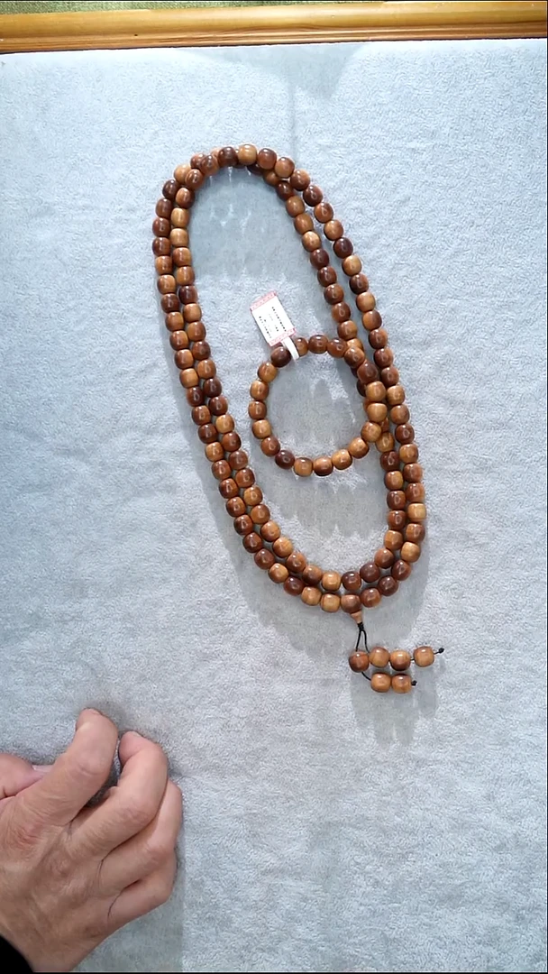 檀香木手串/手链老山檀1.0*1.0沉水回流老料横纹手串42012064