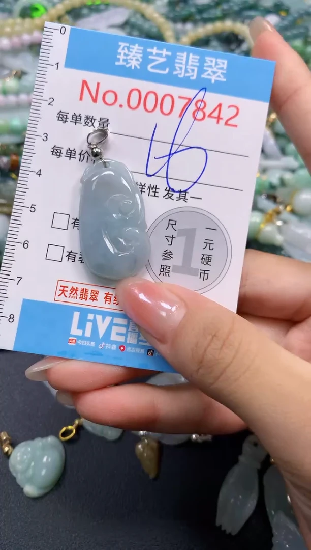 颈饰未镶嵌翡翠7842