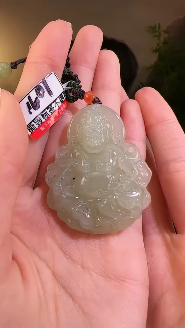 【闪购商品】和田玉颈饰未镶嵌财神1601