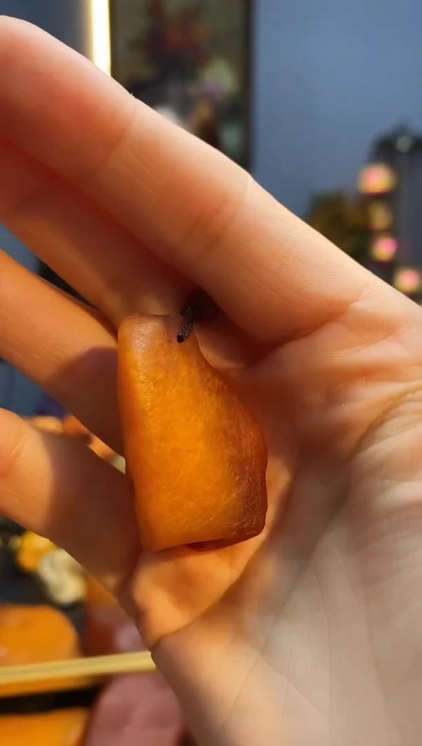 琥珀颈饰未镶嵌挂件