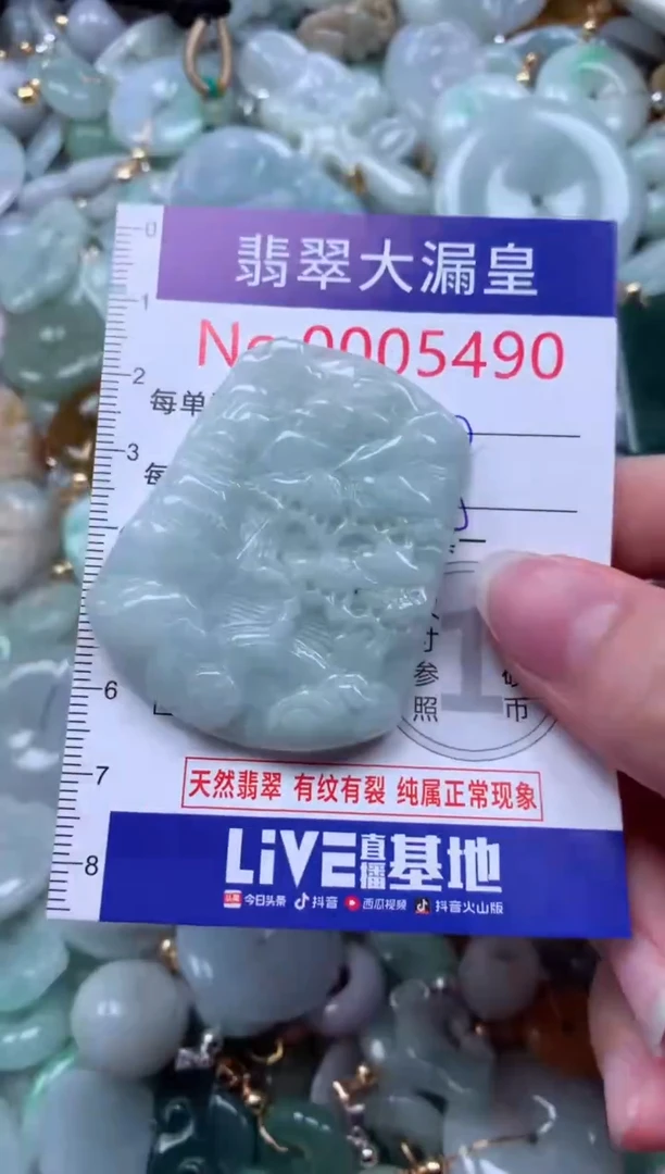 翡翠未镶嵌吊坠(不含链)5490