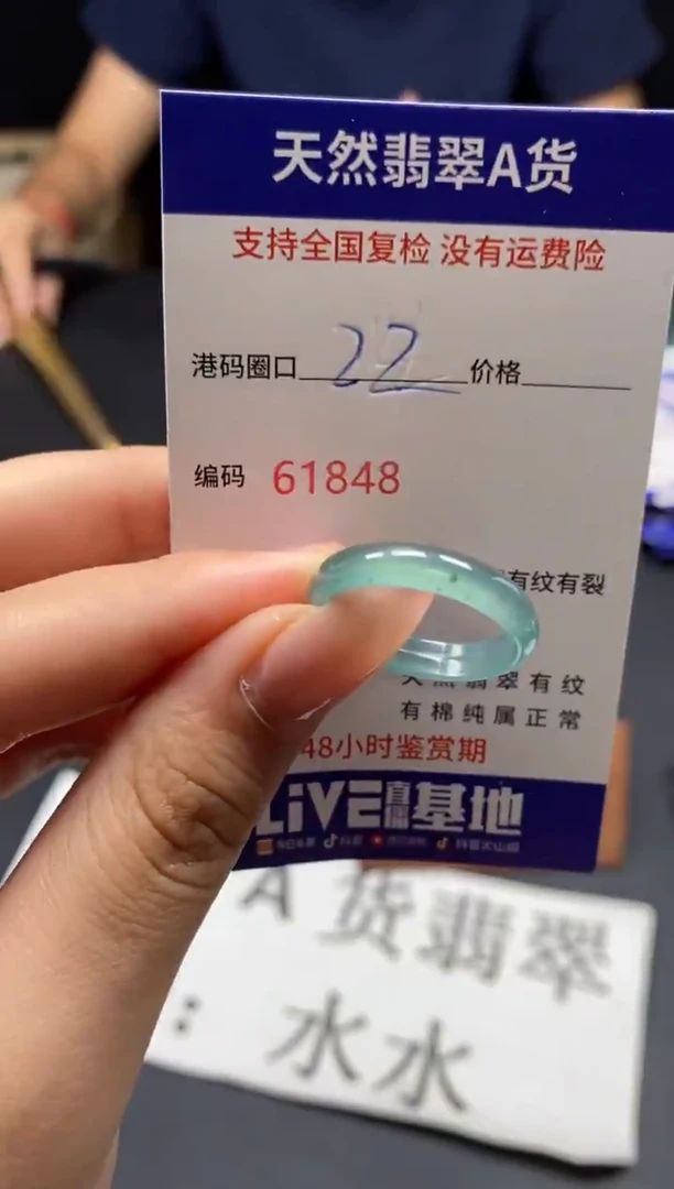 未镶嵌戒指翡翠天然A货翡翠1848