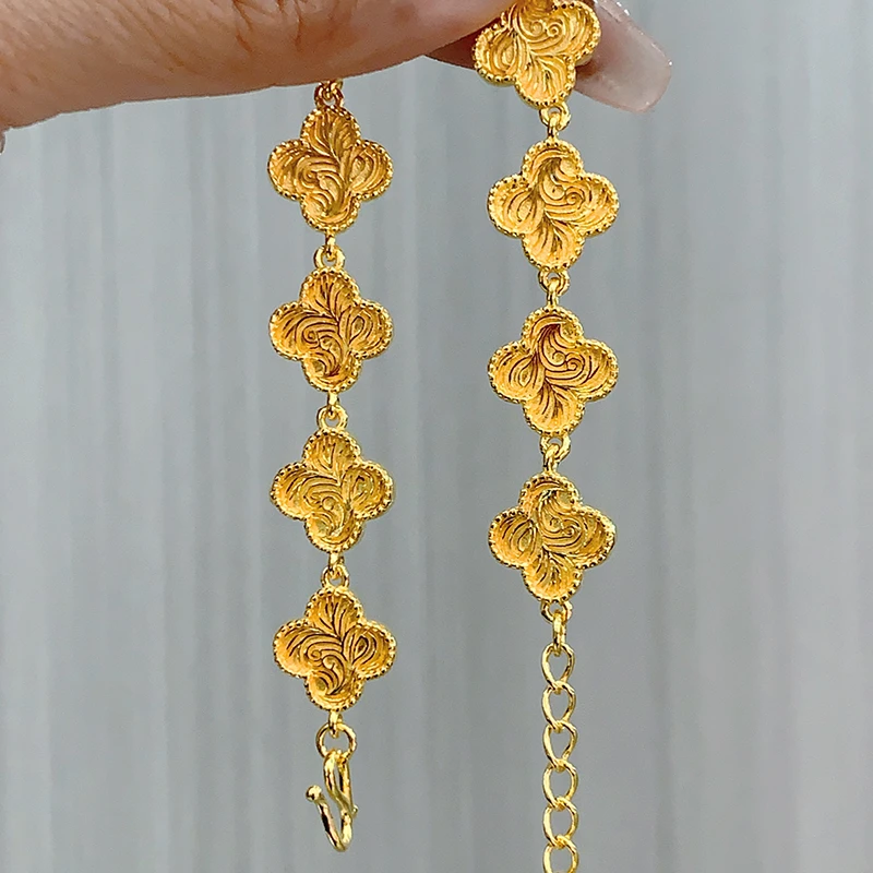 足银手链 四叶草手链-JPSL0032