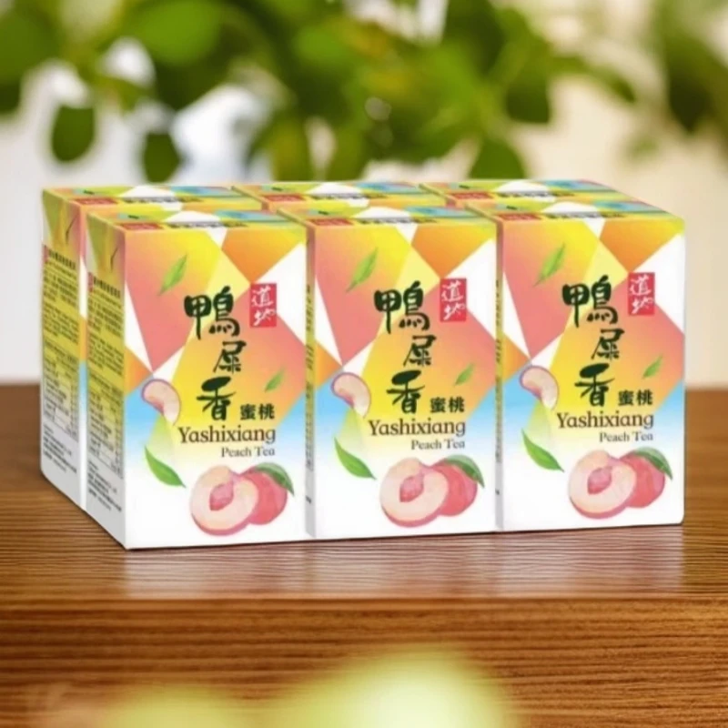 港版道地鸭屎香蜜桃茶清甜可口夏日必备饮品250ml