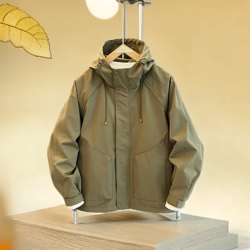 诺顿雷斯冲锋衣男士新款秋冬季新款爆款加绒加厚休闲夹克男款外套