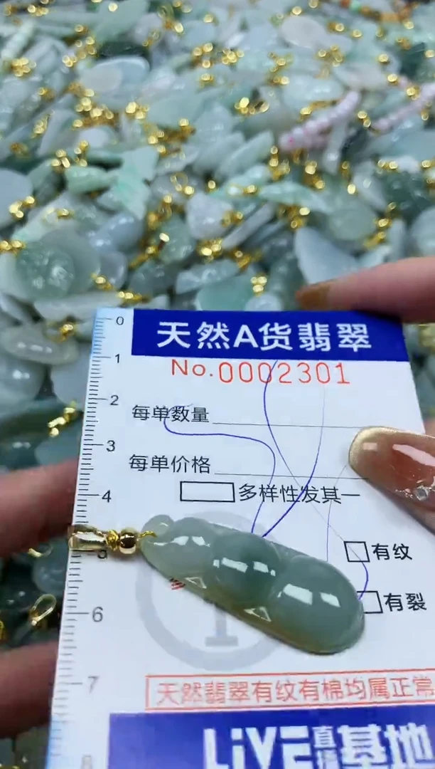 颈饰未镶嵌翡翠天然A货翡翠