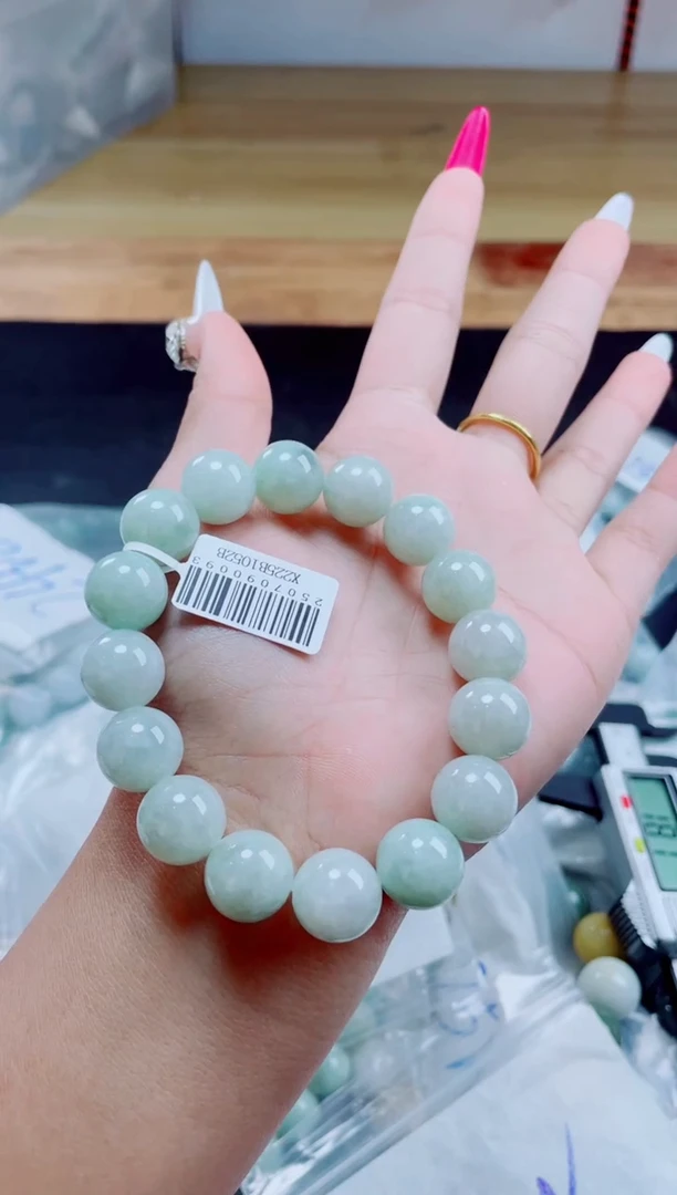 未镶嵌手链翡翠珠串