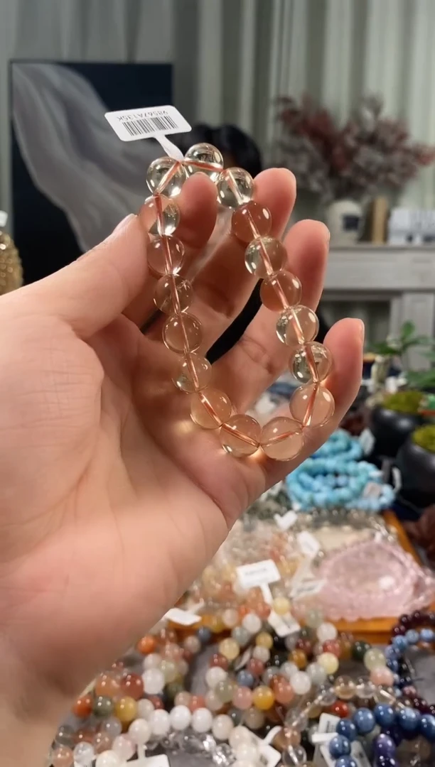 未镶嵌手链水晶黄水晶