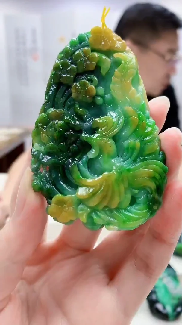 定制翡翠未镶嵌5153zm-毛货挂件96