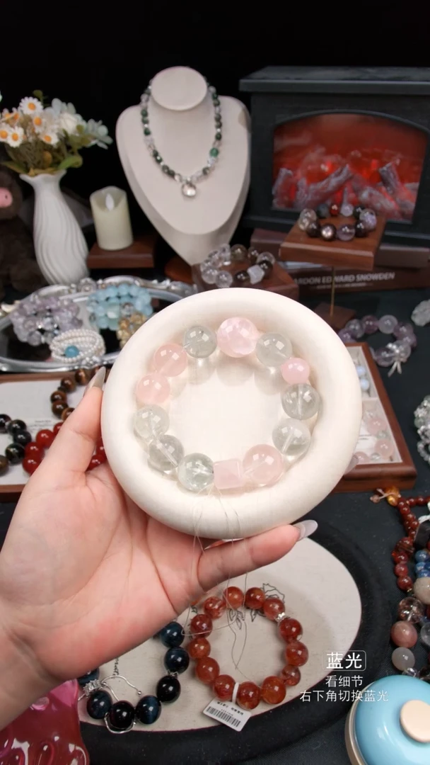 未镶嵌手链水晶该****户010多样性发货 发其一
