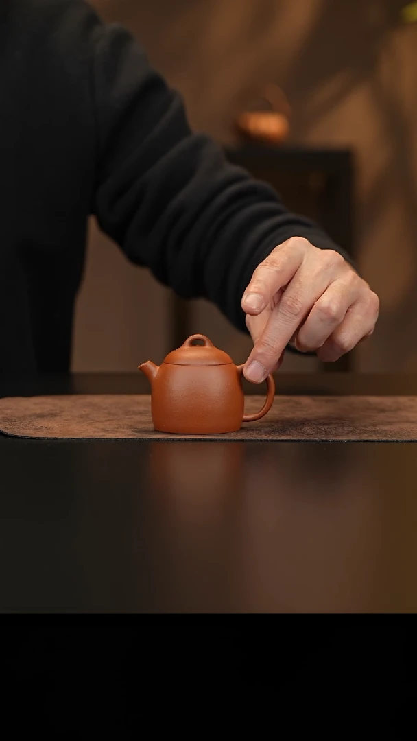 【闪购商品】紫砂茶壶允禾斋wzht 朱泥 秦权 80c