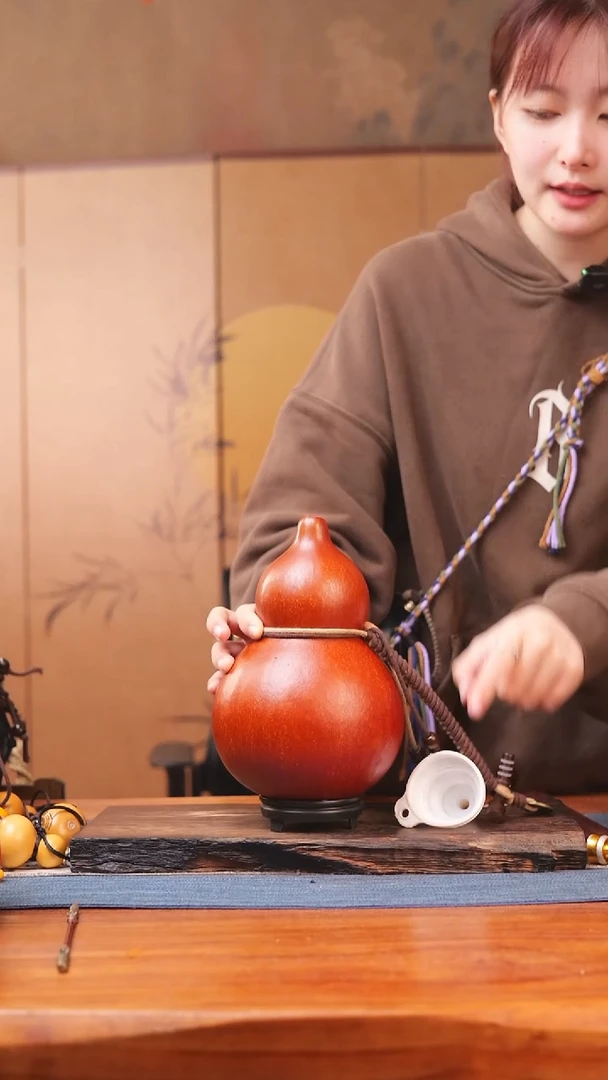 1080号链接精品大漆葫芦现货现发[一物一拍]