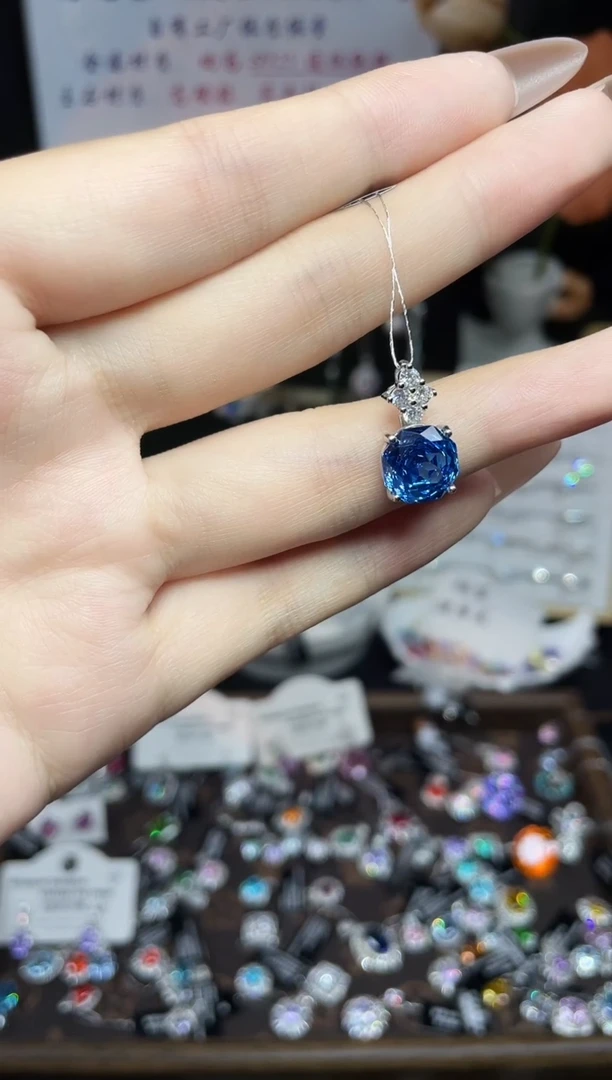 合成立方氧化锆925银编号F0152 吊坠