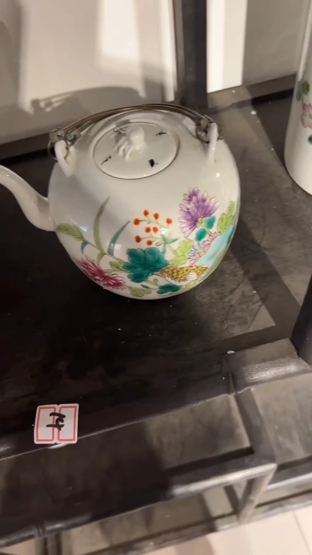 摆件瓷摆件瓷摆件安居乐业支丁壶