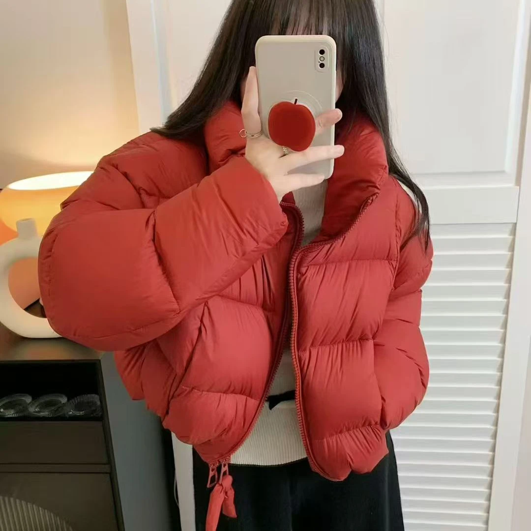 颖颖家#冬日元气小辣椒软糯90白鸭绒羽绒服