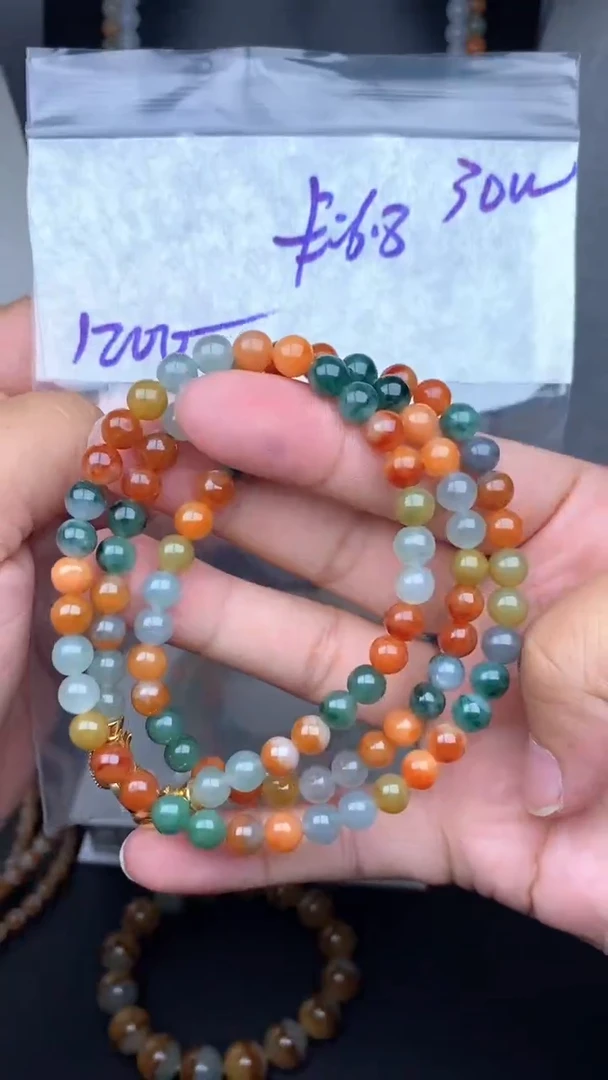 未镶嵌定制翡翠毛货需精细抛光拍一发一