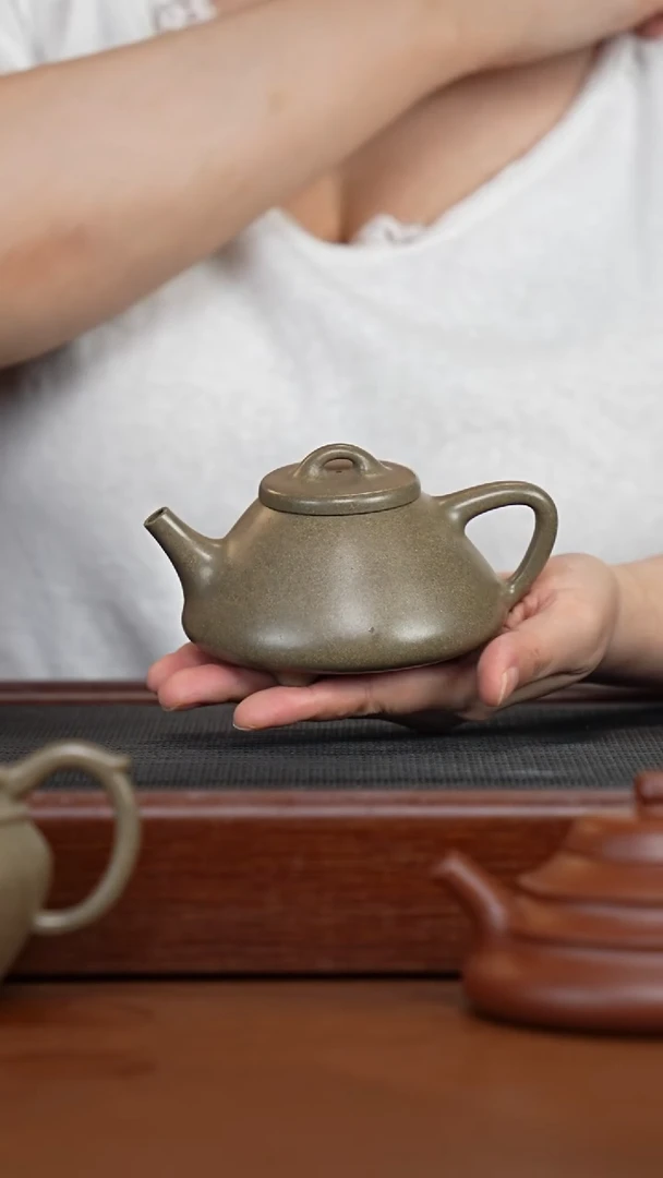 茶壶紫砂至纯青段子冶石瓢