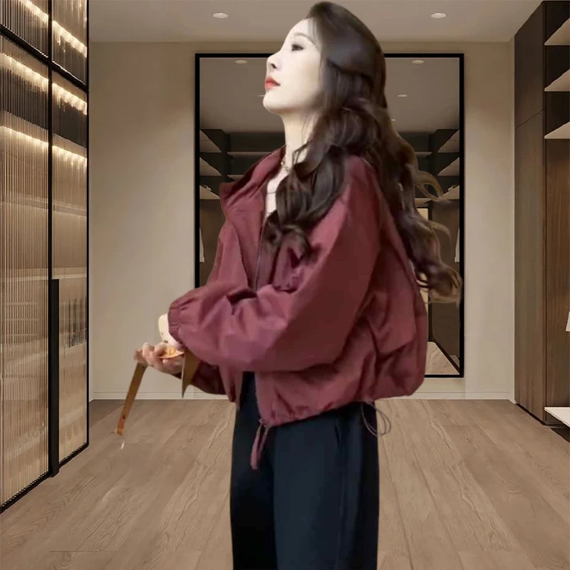 超好看独特漂亮外套女2025夏季新款小个子薄款防晒衣休闲运动夹克