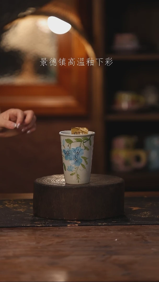 陶瓷景德镇高温釉下手绘陶瓷031