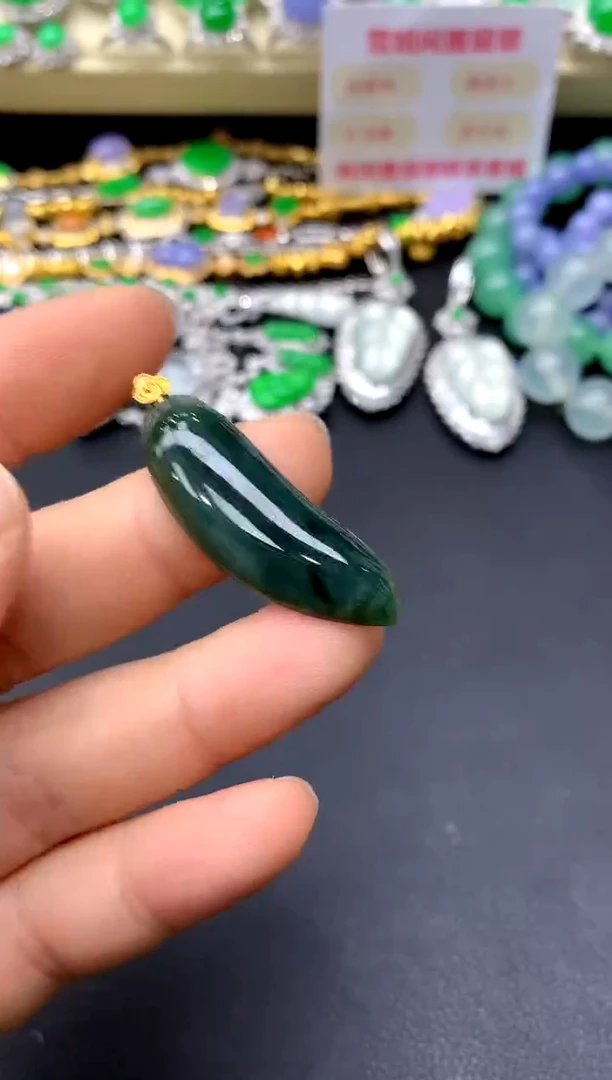 颈饰未镶嵌翡翠153-中国好珍宝