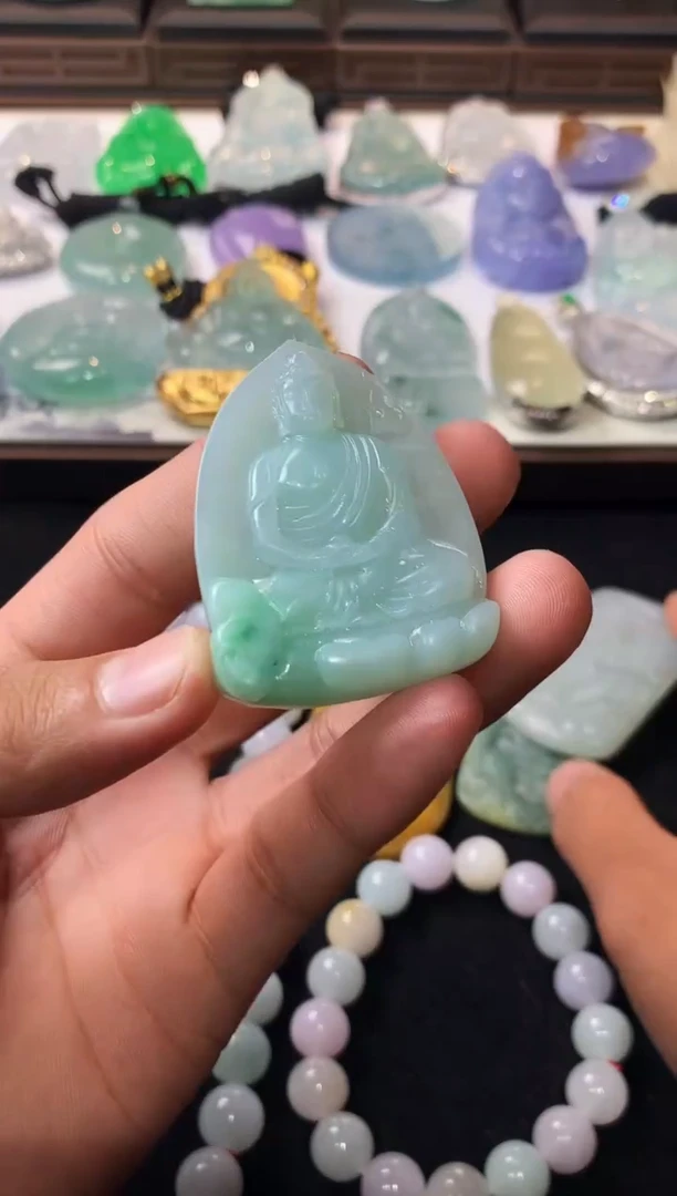 未镶嵌定制翡翠刘*歆5024毛货不退不换