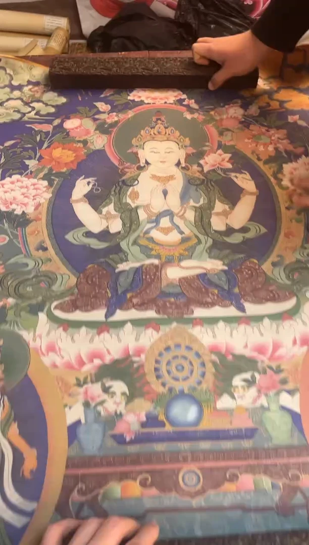 卷轴画大朱画院老六专属AA143