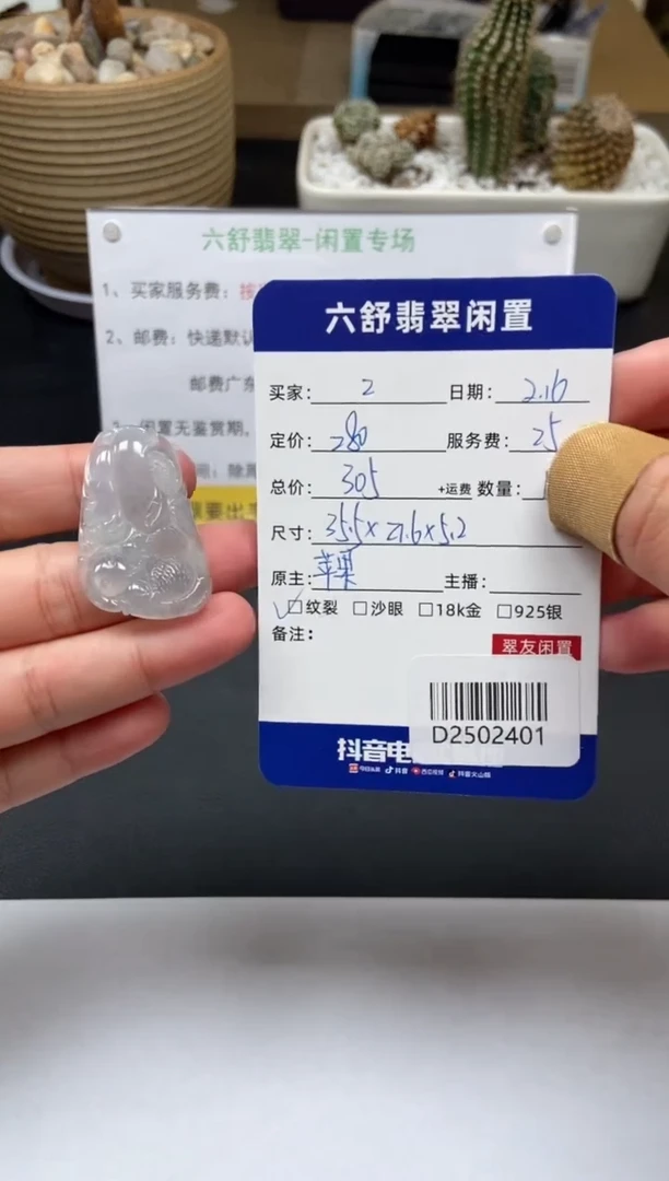 【闪购商品】翡翠颈饰未镶嵌D2502401