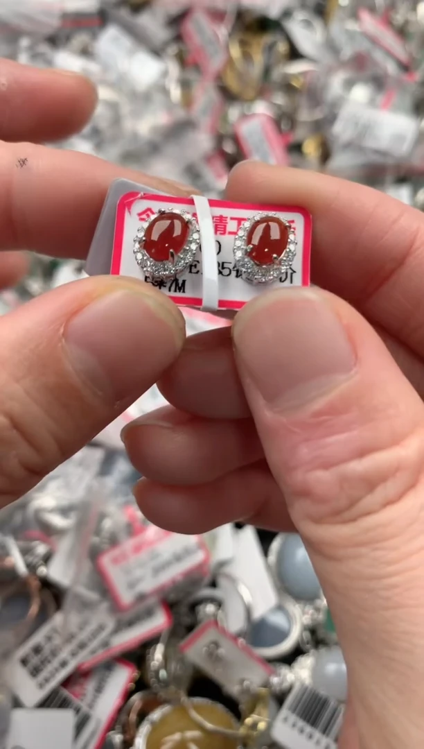 银S925镶嵌戒指翡翠888   2