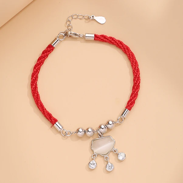 925银合成锆石手链 S925银合成锆石手绳