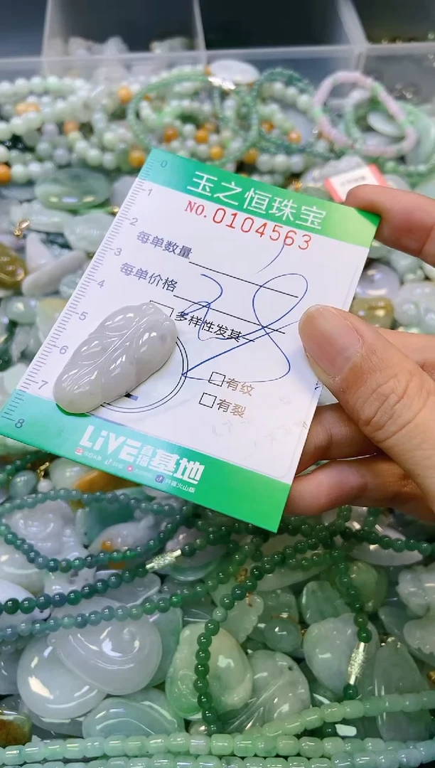 翡翠未镶嵌颈饰闪购0104563