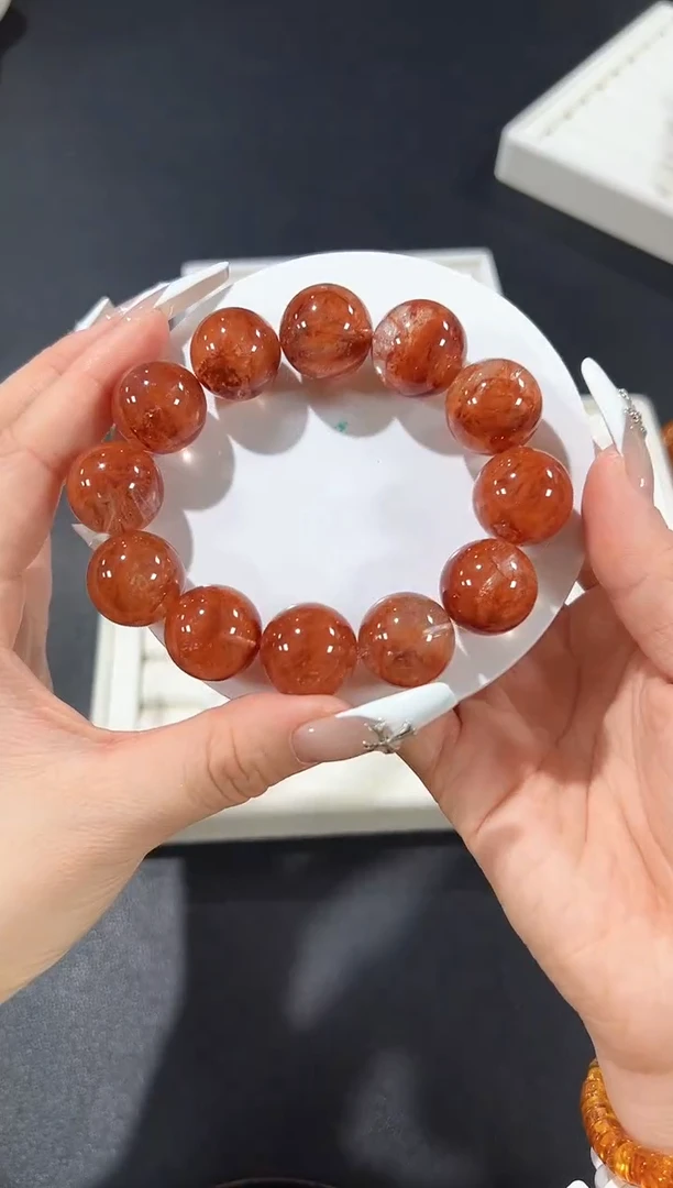 未镶嵌手串水晶38f多样性发其一【1条】默认微瑕18mm