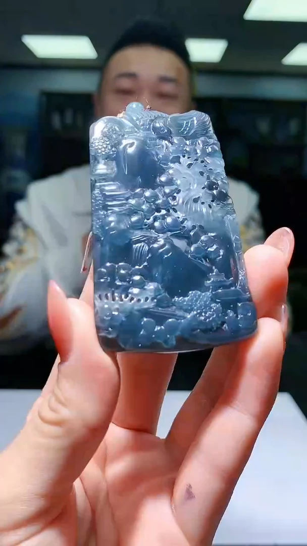 【闪购商品】定制翡翠未镶嵌1052hm-毛货挂件34